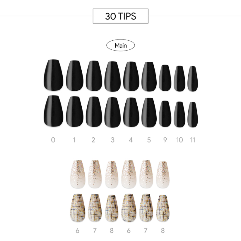 DASHING DIVA Magic Press Coffin Mani Moonlight MDR2F065CF