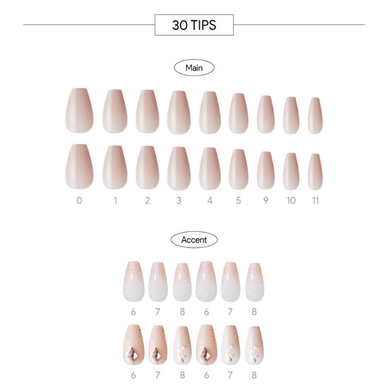 DASHING DIVA Magic Press Coffin Mani Peach Garden MDR2F091PC
