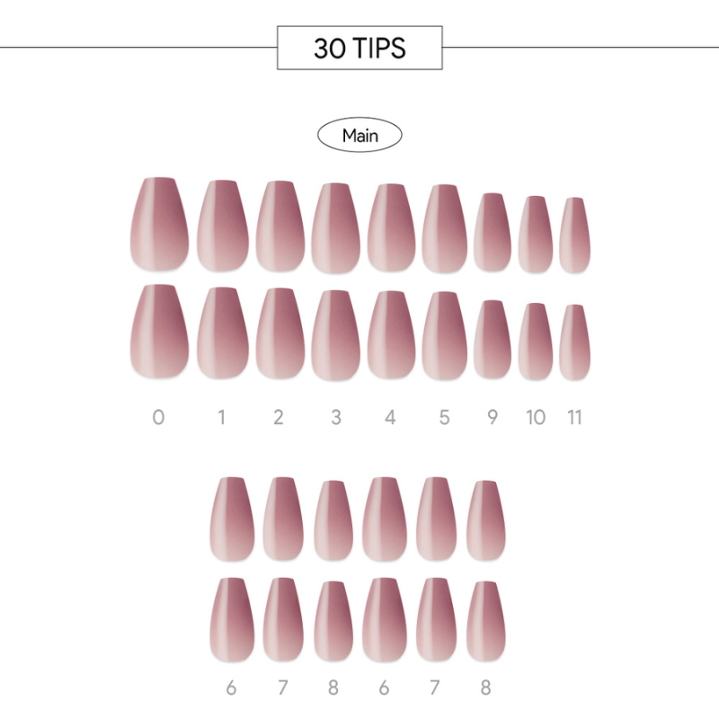 DASHING DIVA Magic Press Coffin Mani Pink Rouge MDR2F077CF