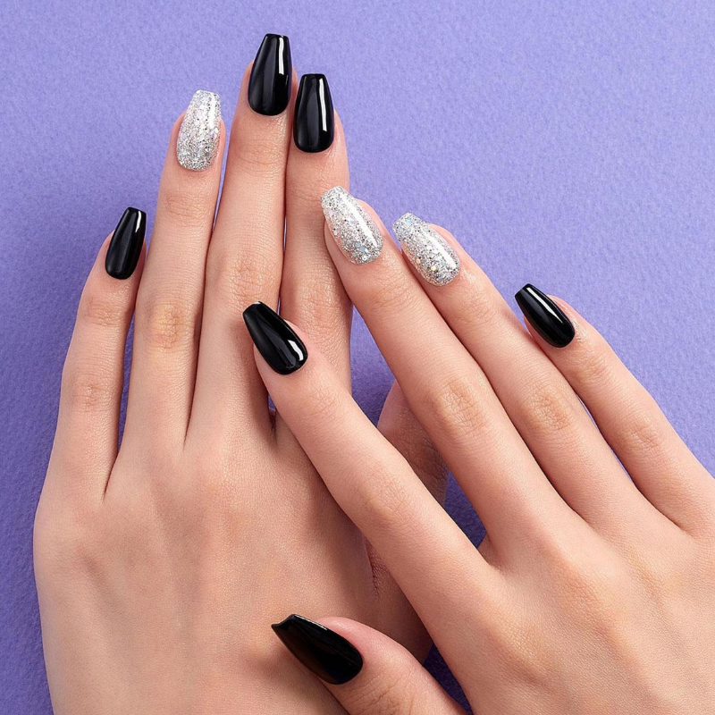 DASHING DIVA Magic Press Coffin Mani Secret Party MDR2F095CF