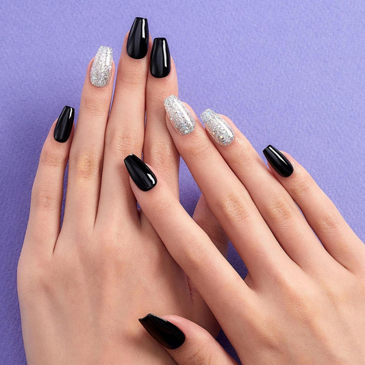 DASHING DIVA Magic Press Coffin Mani Secret Party MDR2F095CF