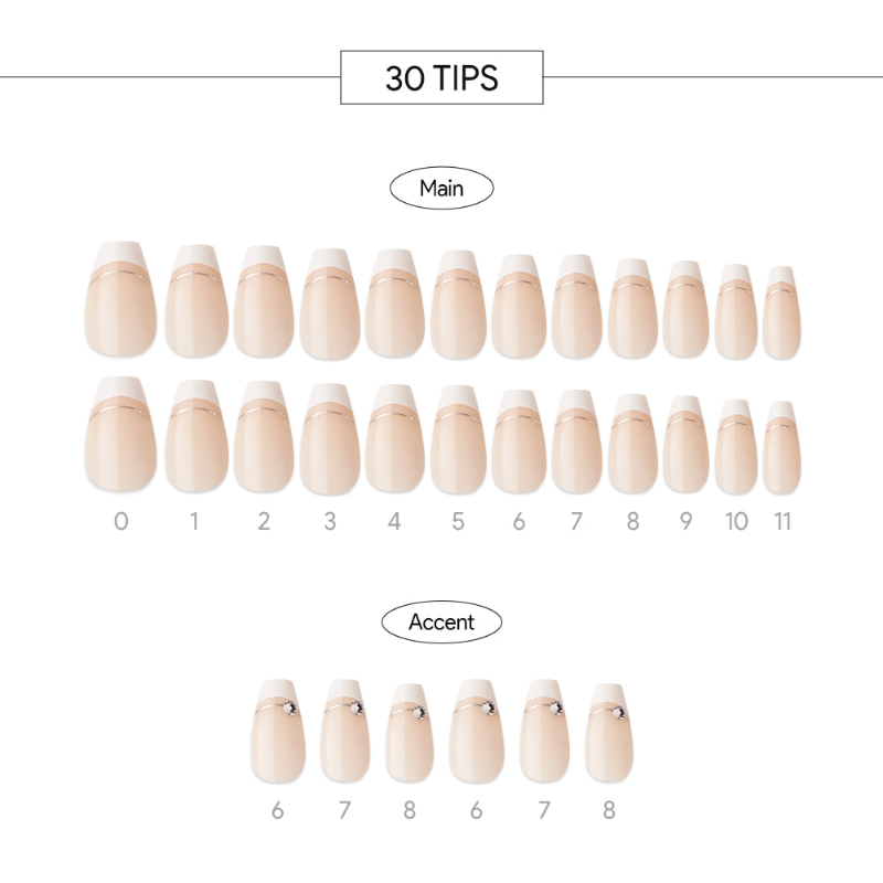 DASHING DIVA Magic Press Coffin Mani Wedding Wish MDR1217CF