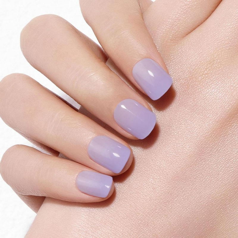 DASHING DIVA Magic Press Lavender Series Short Mani Deep Periwinkle MWK060SS