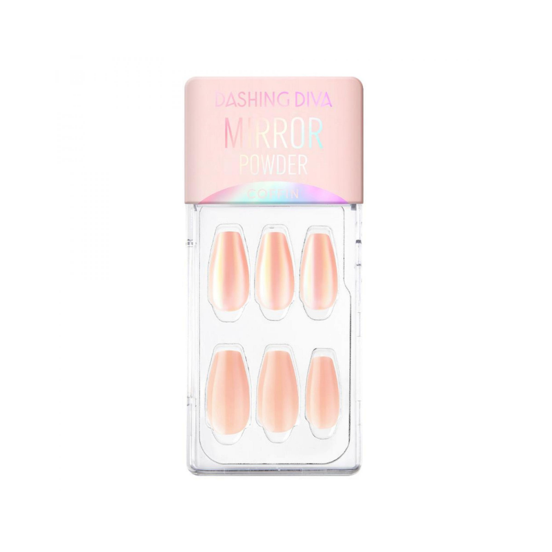 DASHING DIVA Magic Press Glow Up Mani Creamy Peach Shine MDR977CF