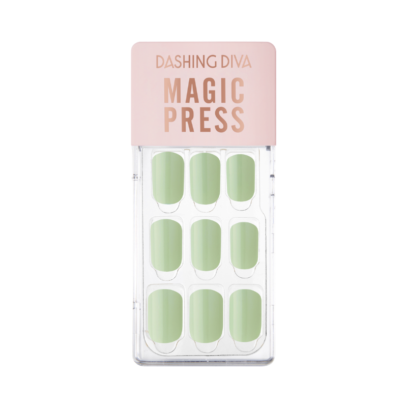 DASHING DIVA Magic Press Healing Green Mani Milky Green MWK111RR