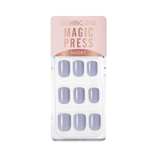 DASHING DIVA Magic Press Bohemian Color Mani Light Indigo MWK070SS