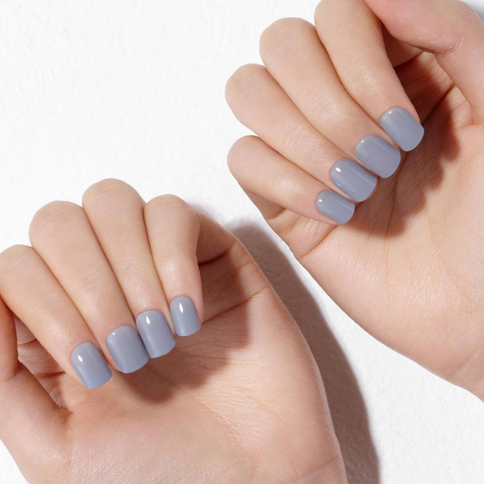 DASHING DIVA Magic Press Bohemian Color Mani Light Indigo MWK070SS