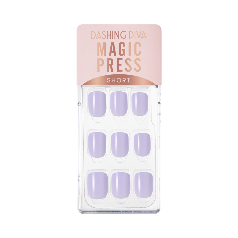 DASHING DIVA Magic Press Lavender Series Mani Light Periwinkle MWK059SS