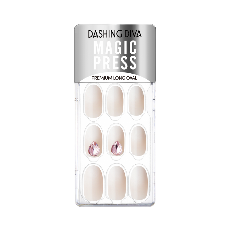 DASHING DIVA Magic Press Long Oval Mani Darling MDR2F031PO