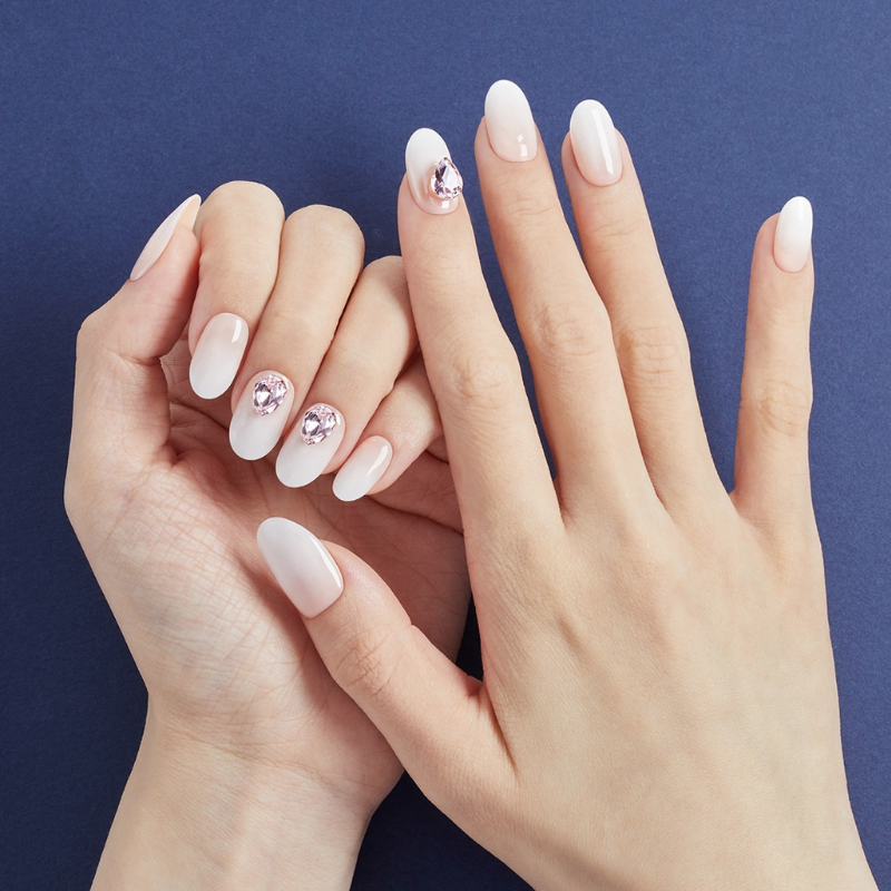 DASHING DIVA Magic Press Long Oval Mani Darling MDR2F031PO