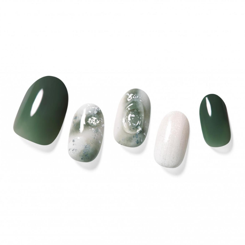 DASHING DIVA Magic Press Long Oval Mani Neutral Nuance MGL2W036OL