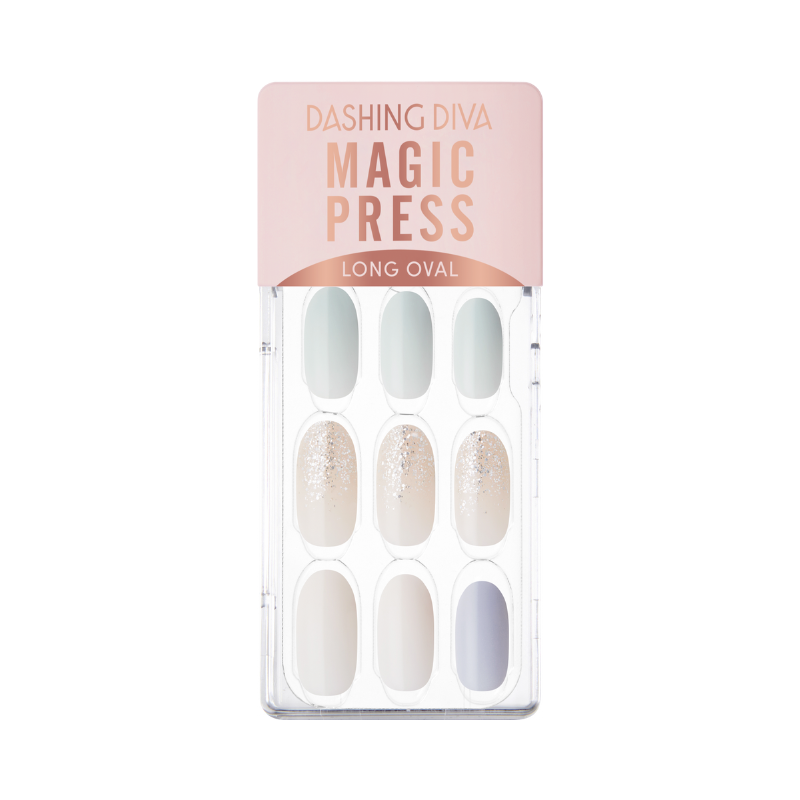 DASHING DIVA Magic Press Long Oval Mani Pale Palette MDR2F063OL
