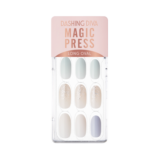 DASHING DIVA Magic Press Long Oval Mani Pale Palette MDR2F063OL
