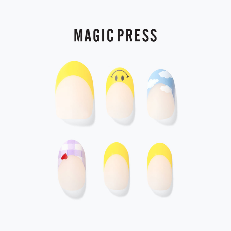 DASHING DIVA Magic Press Long Oval Mani Picnic Time MDR1167OL
