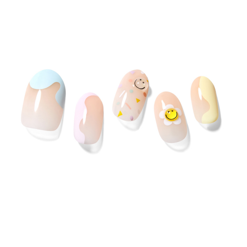 DASHING DIVA Magic Press Long Oval Mani Sweet Smile MDR1168OL