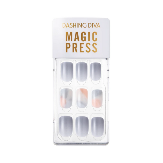DASHING DIVA Magic Press Mani Awesome Blue MAU004 (Dear Classic Collection)