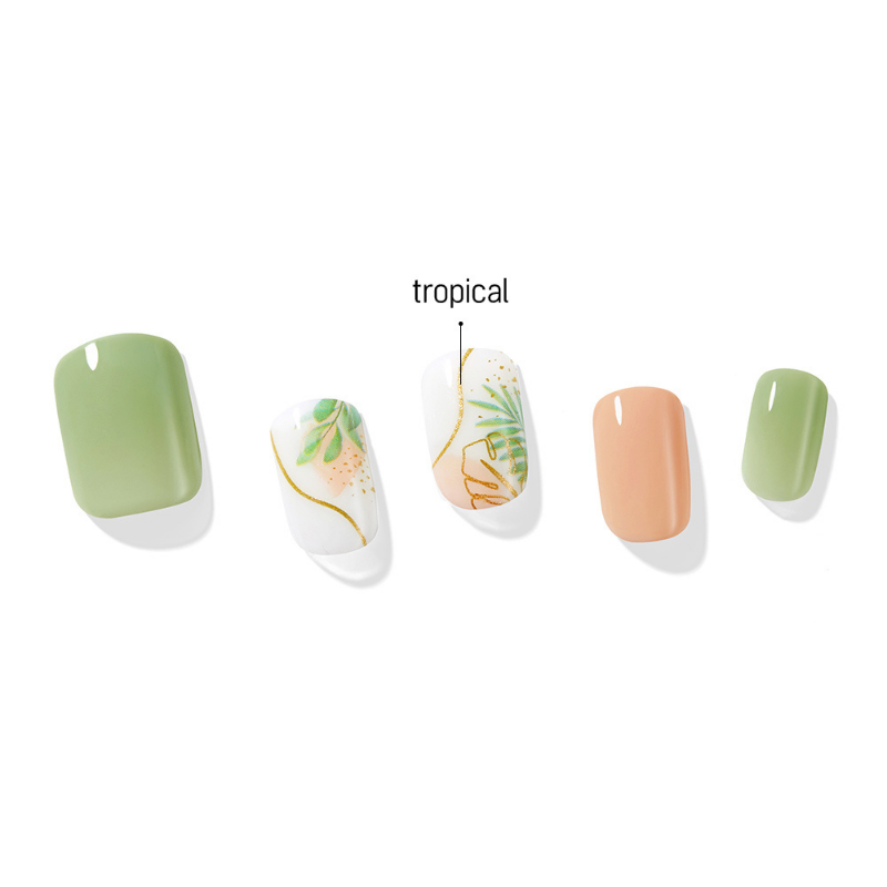 DASHING DIVA Magic Press Design Art Mani Beautiful Green MGL024