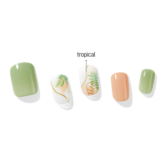 DASHING DIVA Magic Press Design Art Mani Beautiful Green MGL024
