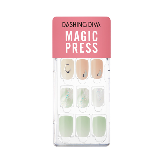 DASHING DIVA Magic Press Mani Dusty Green MDR1190