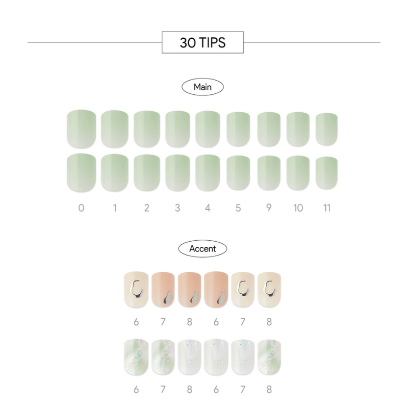 DASHING DIVA Magic Press Mani Dusty Green MDR1190