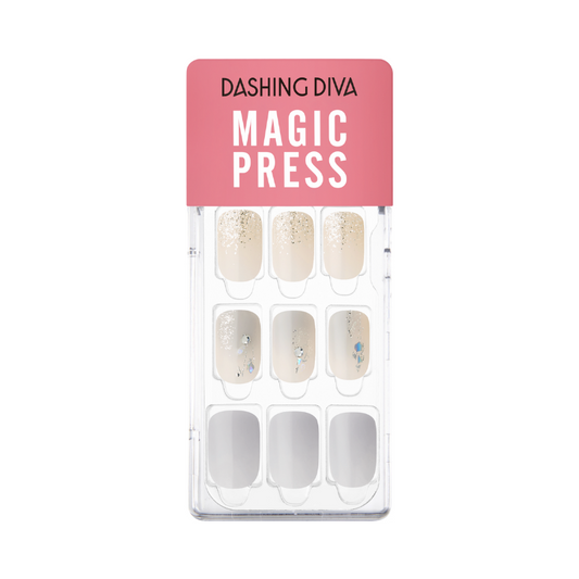 DASHING DIVA Magic Press Mani Fresh Blue MGL128RR