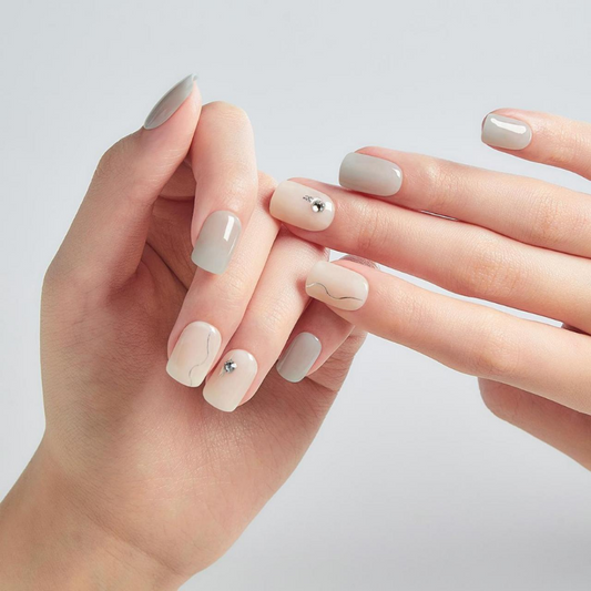 DASHING DIVA Magic Press Mani Misty Grey MDR1186