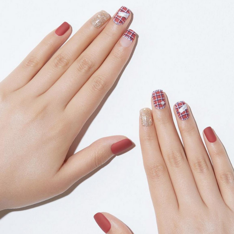 DASHING DIVA Magic Press Autumn Closet Mani Muse Tweed MDR766