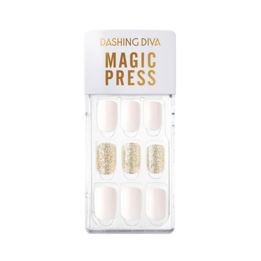 DASHING DIVA Magic Press Mani Muse White MAU006 (Dear Classic Collection)