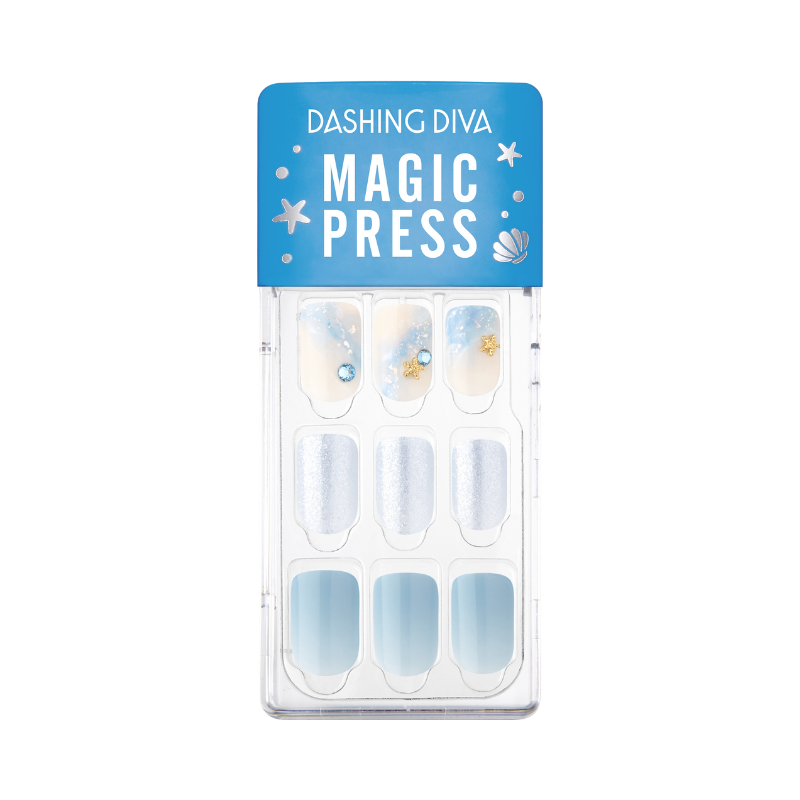 DASHING DIVA Magic Press Design Art Mani Romantic Seaside MDR1038