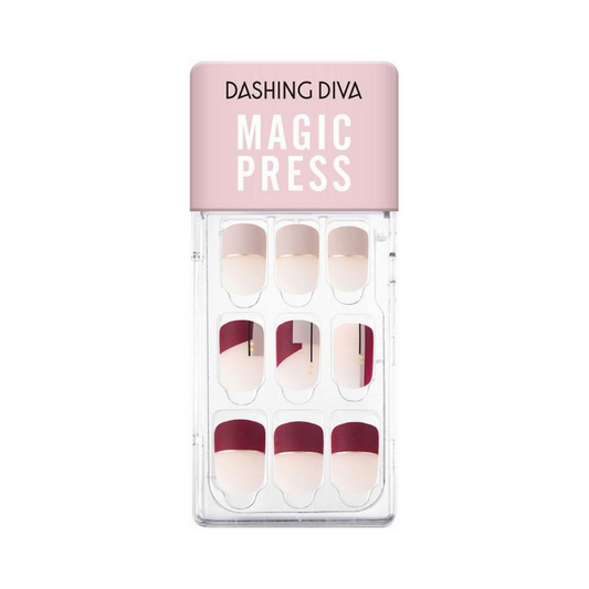 DASHING DIVA Magic Press Autumn Closet Mani Rosewood French MDR803