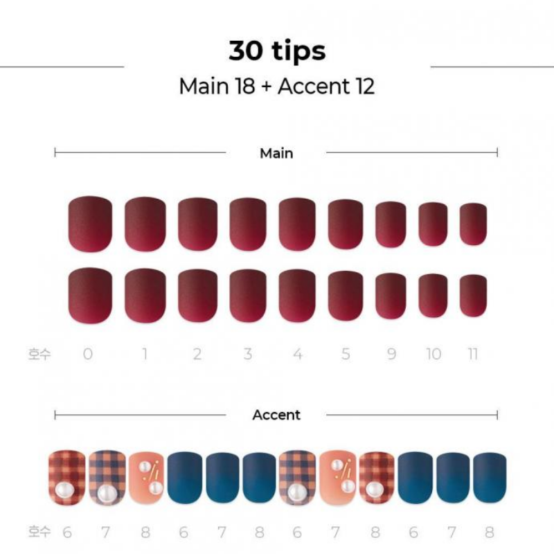 DASHING DIVA Magic Press Autumn Closet Short Mani Benee MDR799SS