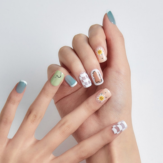 DASHING DIVA Magic Press Mani Spring Letter MDR1180