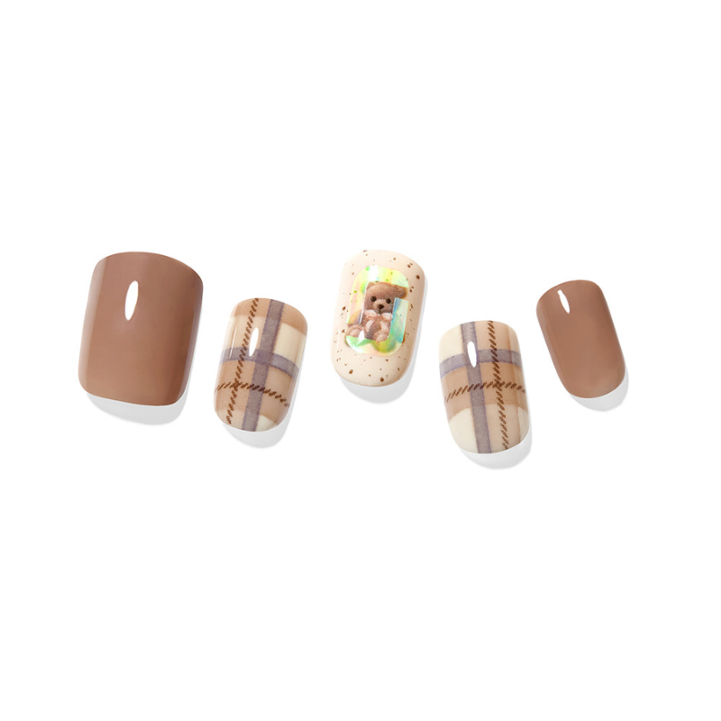 DASHING DIVA Magic Press Mani Sweet Brown Bear MDR1141