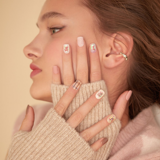 DASHING DIVA Magic Press Mani Sweet Brown Bear MDR1141