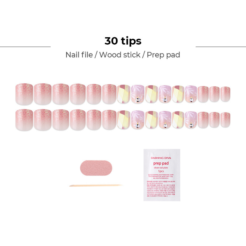 DASHING DIVA Magic Press Oh California Mani Dreamy Pink MDR650SS