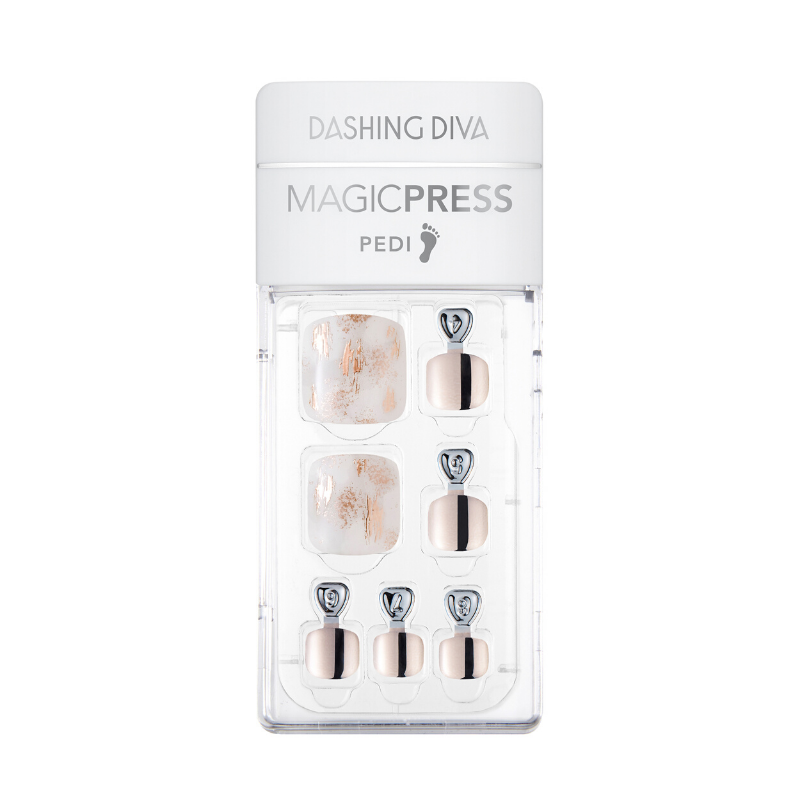 DASHING DIVA Magic Press Oh California Pedi Gold Touch MDR657P