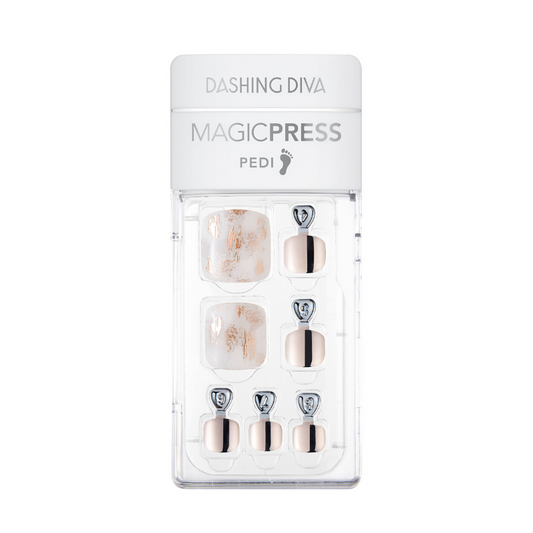DASHING DIVA Magic Press Oh California Pedi Gold Touch MDR657P
