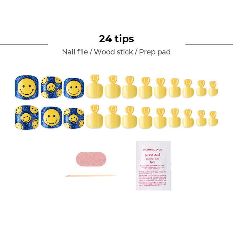 DASHING DIVA Magic Press Oh California Pedi Just Smile MDR672P