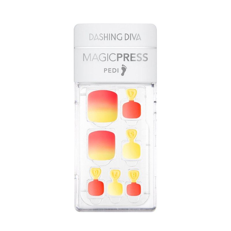 DASHING DIVA Magic Press Oh California Pedi Peach Mojito MDR653P
