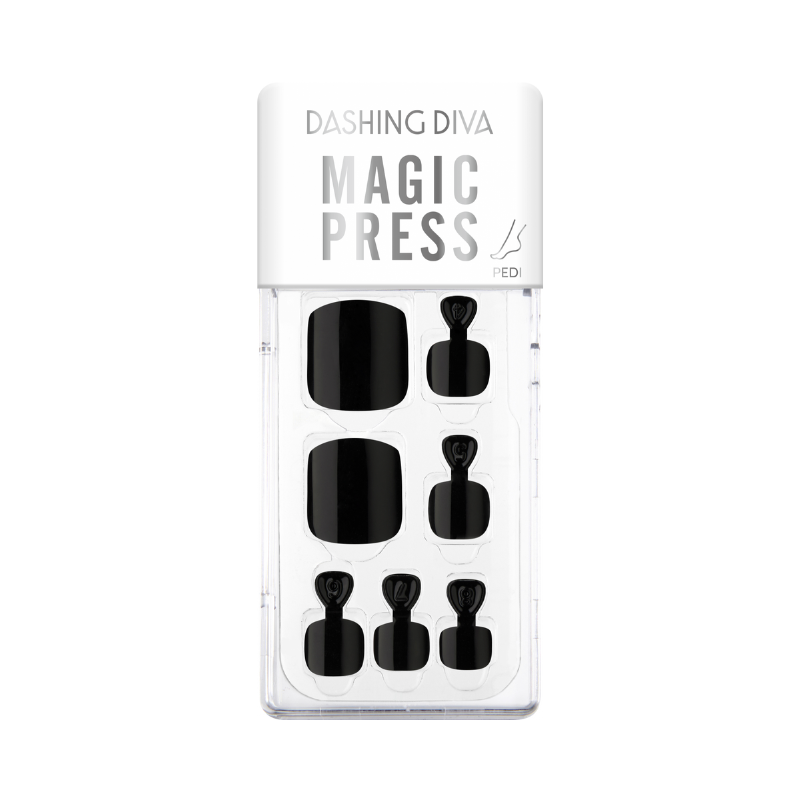 DASHING DIVA Magic Press Pedi Carbon Black MWK181P