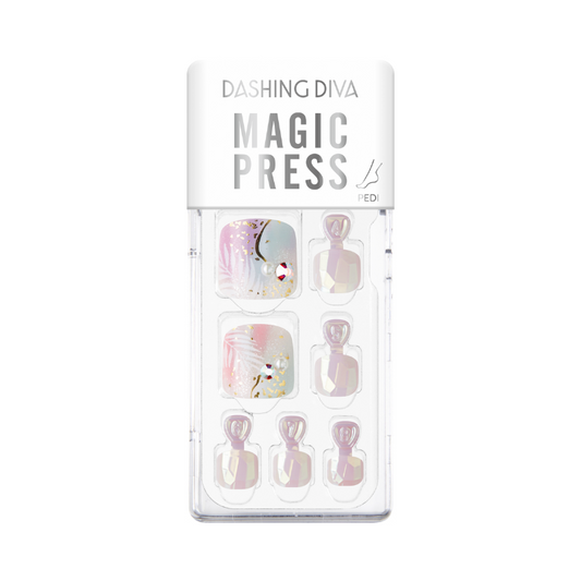 DASHING DIVA Magic Press Pedi Magical Palm Tree MDR1255P