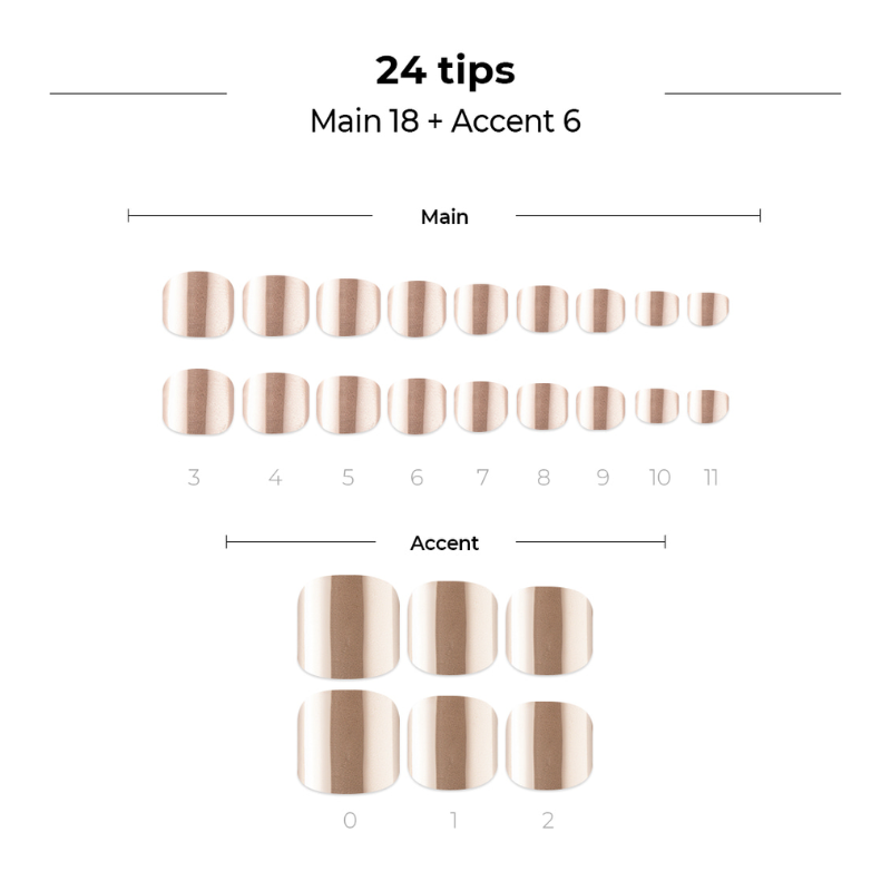 DASHING DIVA Magic Press Pedi Metallic Cocoa MWK159P