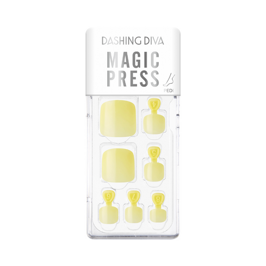 DASHING DIVA Magic Press Pedi Vintage Yellow MDR1307P