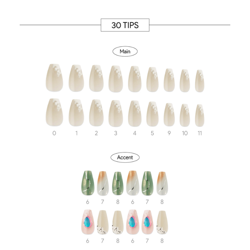 DASHING DIVA Magic Press Premium Coffin Mani Aurora Impact MDR1163PC