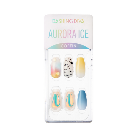 DASHING DIVA Magic Press Premium Coffin Mani In My World MDR1204PC