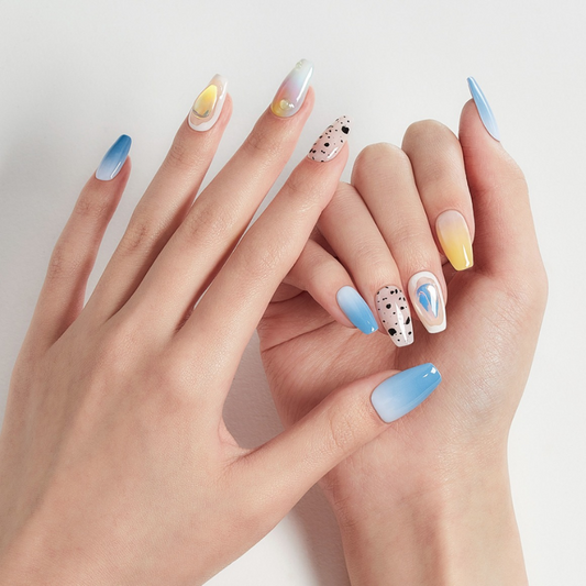 DASHING DIVA Magic Press Premium Coffin Mani In My World MDR1204PC