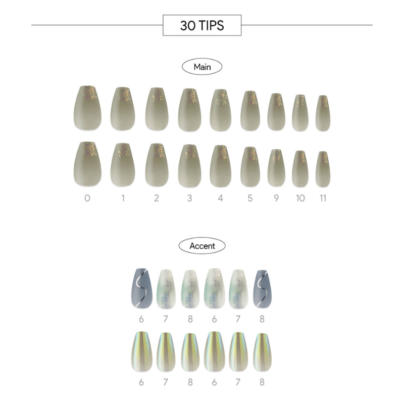 DASHING DIVA Magic Press Premium Coffin Mani Ground Frost MDR1152PC