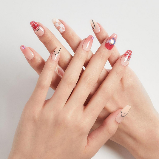 DASHING DIVA Magic Press Premium Coffin Mani Pretty Savage MDR1207PC