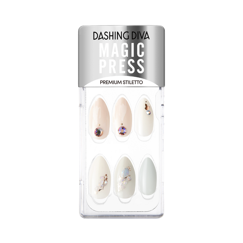 DASHING DIVA Magic Press Premium Stiletto Mani In My Palace MDR1210PT