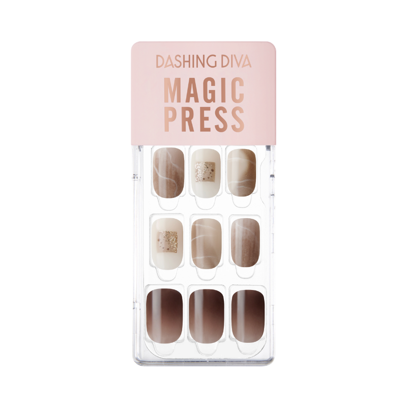DASHING DIVA Magic Press Regular Round Mani Alluring Square MGL2F009RR